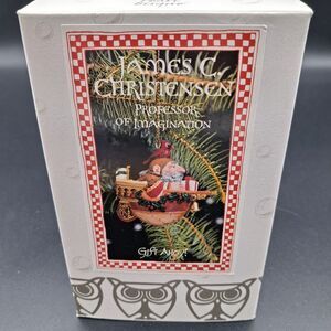 James Christensen Gift Ahoy! Christmas Ornament Pearl Bisque Greenwich Workshop